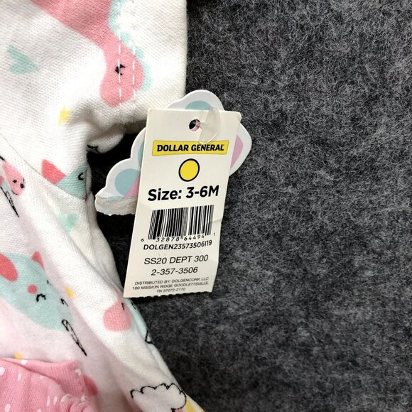 NWT CJP Baby 3-6M Pink Ruffle butt T Shirt Pants Outfit Set Summer Spring - Picture 8 of 9